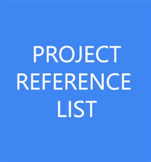 Projects Reference List
